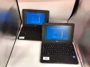 X2 DELL LATITUDE 3190 64GB LAPTOP: MODEL NO P26T. INTEL CELERON N4120, 4GB RAM RAM, 11.6" SCREEN: LOCATION - M