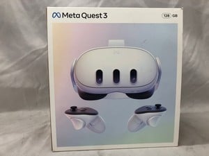 META QUEST 3 128GB V.R HEADSET (RRP - £409): MODEL NO S3A: LOCATION - B