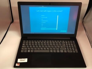 LENOVO V145-15AST 256GB SSD LAPTOP: MODEL NO 81MT. AMD A6-9225 RADEON R4, 8GB RAM,: LOCATION - N