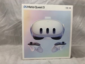 META QUEST 3 128GB V.R HEADSET (RRP - £409): MODEL NO S3A: LOCATION - B