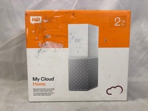 WD 2TB MY CLOUD HOME MY CLOUD: MODEL NO WDBVXC0020HWT-00: LOCATION - O