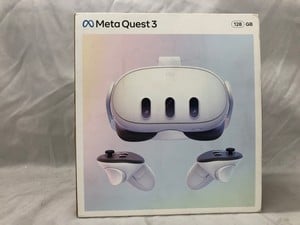 META QUEST 3 128GB V.R HEADSET (RRP - £409): MODEL NO S3A: LOCATION - B