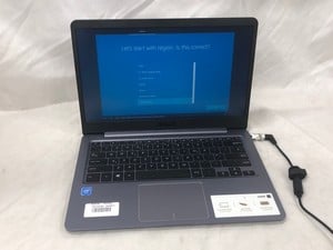 ASUS VIVOBOOK 64GB LAPTOP: MODEL NO E406M. INTEL CELERON N4000, 4GB RAM: LOCATION - Q