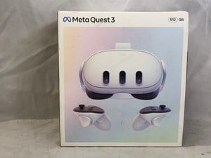 META QUEST 3 512GB VR HEADSET.: LOCATION - Q