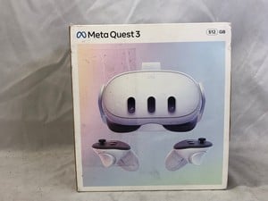 META QUEST 3 512GB VR HEADSET.: LOCATION - Q