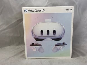 META QUEST 3 512GB VR HEADSET: MODEL NO S3A: LOCATION - Q