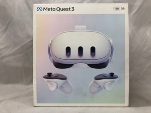 META QUEST 3 128GB V.R HEADSET (RRP - £409): MODEL NO S3A: LOCATION - B