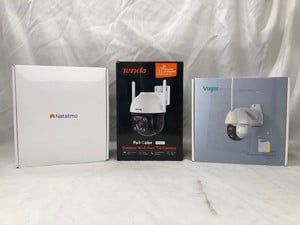 3X SECURITY CAMERAS TO INCLUDE TENDA FULL COLOUR WIFI PAN/TILT CAMERA : LOCATION - B