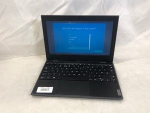 LENOVO 100E 2ND GEN LAPTOP 64GB STORAGE, INTEL CELERON N41120 PROCESSOR, 4GB RAM, (MODEL 81M8): LOCATION - C