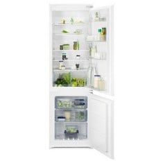 ZANUSSI LOW FROST FREESTANDING 70/30 INTEGRATED FRIDGE FREEZER - MODEL NO. ZNFN18ES3 - RRP £479