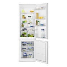 ZANUSSI FREESTANDING LOW FROST 70/30 INTEGRATED FRIDGE FREEZER - MODEL NO. ZNLK18ES3 - RRP £685