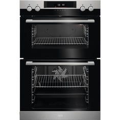 AEG 6000 SURROUNDCOOK BUILT IN ELECTRIC DOUBLE OVEN - MODEL NO. DCK531160M - RRP £949