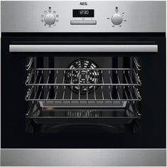 AEG 6000 SURROUNDCOOK BUILT IN ELECTRIC SINGLE OVEN - MODEL NO. BSX23101XM - RRP £299