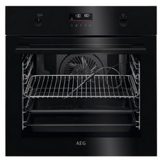 AEG 6000 STEAMBAKE BUILT IN SINGLE OVEN - MODEL NO. BPK556260B - RRP £729