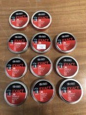 QTY OF JSB MATCH DIABOLO PELLETS - PLEASE NOTE, THIS AUCTION IS 18+ ONLY - ALL BUYERS WILL BE REQUIRED TO PRESENT I.D UPON COLLECTION TO MATCH THEIR INVOICE. UNDER NO CIRCUMSTANCES WILL LOTS BE HANDE