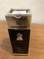 BOX OF SUPERPOINT EXTRA 2500 FIELD LINE PELLETS (I.D REQUIRED UPON COLLECTION)