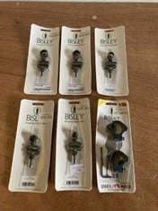 ASSORTED BISLEY SHOOTING ACCESSORIES TO INC SCOPE MOUNTS