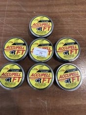 QTY OF ACCUPELL FT .22 CALIBRE PELLETS - PLEASE NOTE, THIS AUCTION IS 18+ ONLY - ALL BUYERS WILL BE REQUIRED TO PRESENT I.D UPON COLLECTION TO MATCH THEIR INVOICE. UNDER NO CIRCUMSTANCES WILL LOTS BE