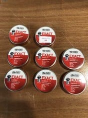 QTY OF EXACT DIABOLO AIRGUN PELLETS - PLEASE NOTE, THIS AUCTION IS 18+ ONLY - ALL BUYERS WILL BE REQUIRED TO PRESENT I.D UPON COLLECTION TO MATCH THEIR INVOICE. UNDER NO CIRCUMSTANCES WILL LOTS BE HA