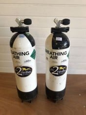 2 X BREATHING AIR TANKS