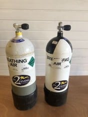 2 X BREATHING AIR TANKS