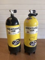 2 X BREATHING AIR TANKS