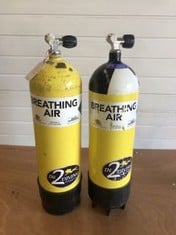 2 X BREATHING AIR TANKS