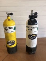 2 X BREATHING AIR TANKS