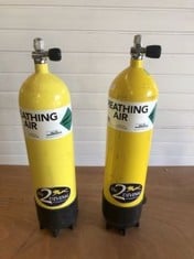 2 X BREATHING AIR TANKS