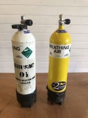 2 X BREATHING AIR TANKS