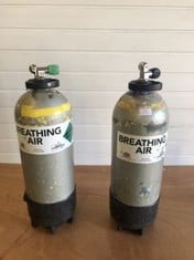 2 X BREATHING AIR TANKS