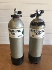 2 X BREATHING AIR TANKS