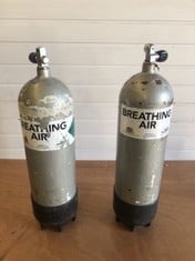 2 X BREATHING AIR TANKS