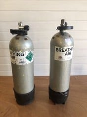 2 X BREATHING AIR TANKS