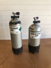 2 X BREATHING AIR TANKS