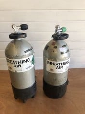 2 X BREATHING AIR TANKS