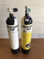 2 X BREATHING AIR TANKS