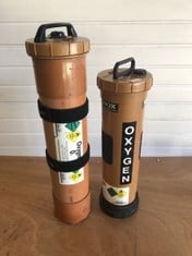 2 X OXYGEN TANKS