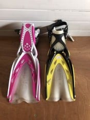 2 X PAIRS OF FINS TO INC MARES X-STREAM