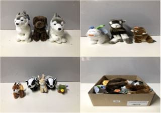 BOX OF CHILDRENS TOYS TO INC NATURLI BADGER TEDDY