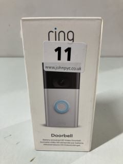 RING BATTERY - POWERED HD VIDEO DOORBELL ( SEALED)