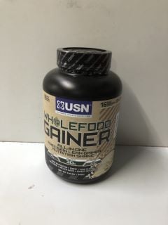 USN WHOLEFOOD GAINER ALL - IN - ONE PRECISION LEAN GAINER VANILLA FLAVOUR 2KG - BEST BEFORE 27/10/24