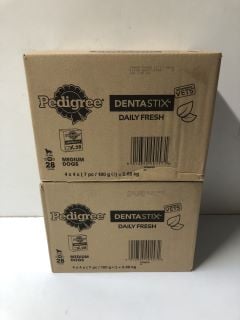 2 X PEDIGREE DENTASTIX DAILY FRESH - BEST BEFORE 12/11/2024