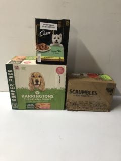 3 X PET PRODUCTS TO INC HARRINGTONS THE NATURAL CHOICE ADULT VARIETY BOX - BEST BEFORE 08/2026