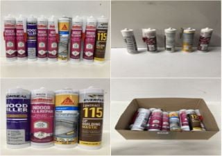 BOX OF SILICONE TO INC UNIBOND WHITE INDOOR FILL & REPAIR