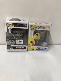 2 X POP DOLLS TO INC WANDAVISION VISION 50S