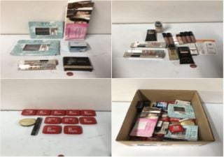 BOX OF BEAUTY PRODUCTS TO INC RIMMEL LONDON LASTING FINISH POWDER FOUNDATION