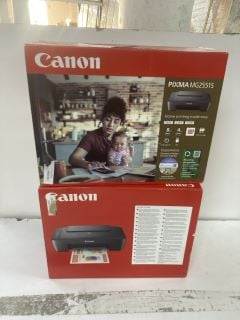 2 X CANON PIXMA MG2551S PRINTERS