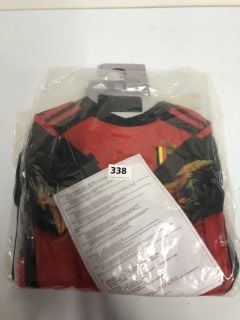 ADIDAS CHILDRENS ROYAL BELGIAN FA 1895 FOOTBALL KIT - SIZE 5 - 6 YEARS