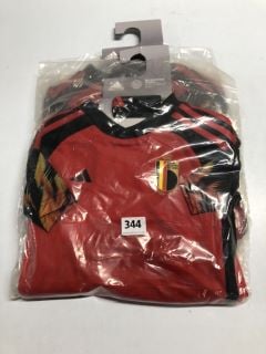 ADIDAS CHILDRENS ROYAL BELGIAN FA 1895 FOOTBALL KIT - SIZE 4 - 5 YEARS